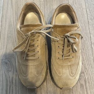 KOIO Beige Suede Sneakers
